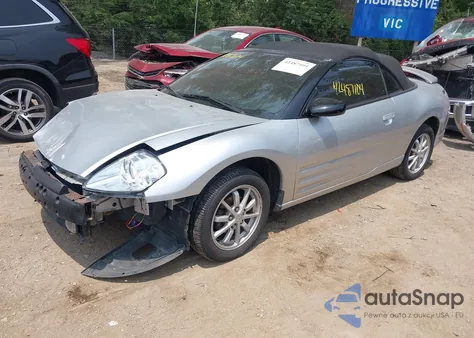 2001 Mitsubishi Eclipse Spyder Gs из США, поврежденный, VIN 4A3AE45G91E180244